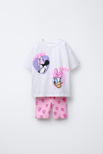 MINNIE MOUSE AND DAISY DUCK © DISNEY T-SHIRT AND CYCLING LEGGINGS SET